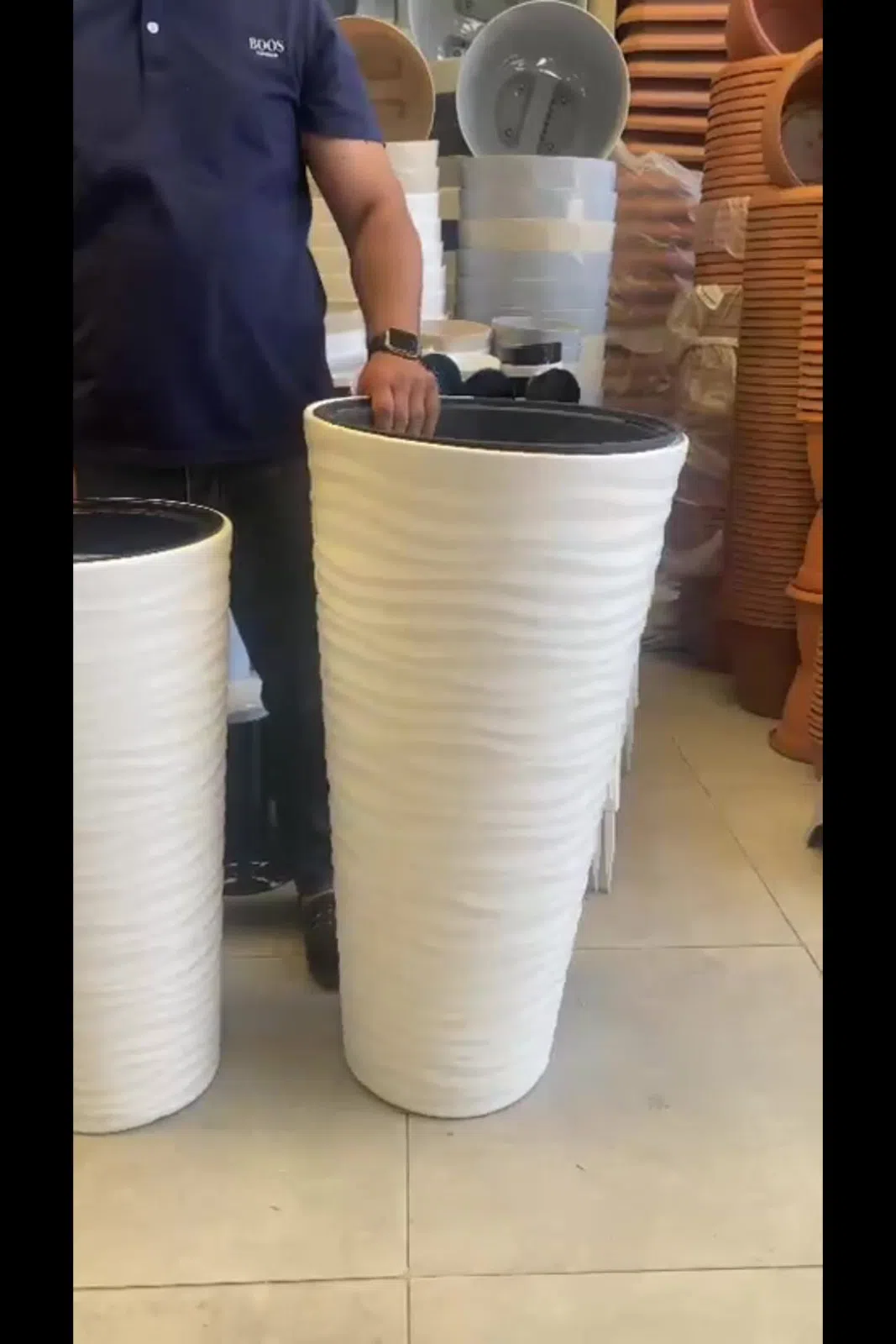 Plastik vazo dibçəklər — şəkil 5