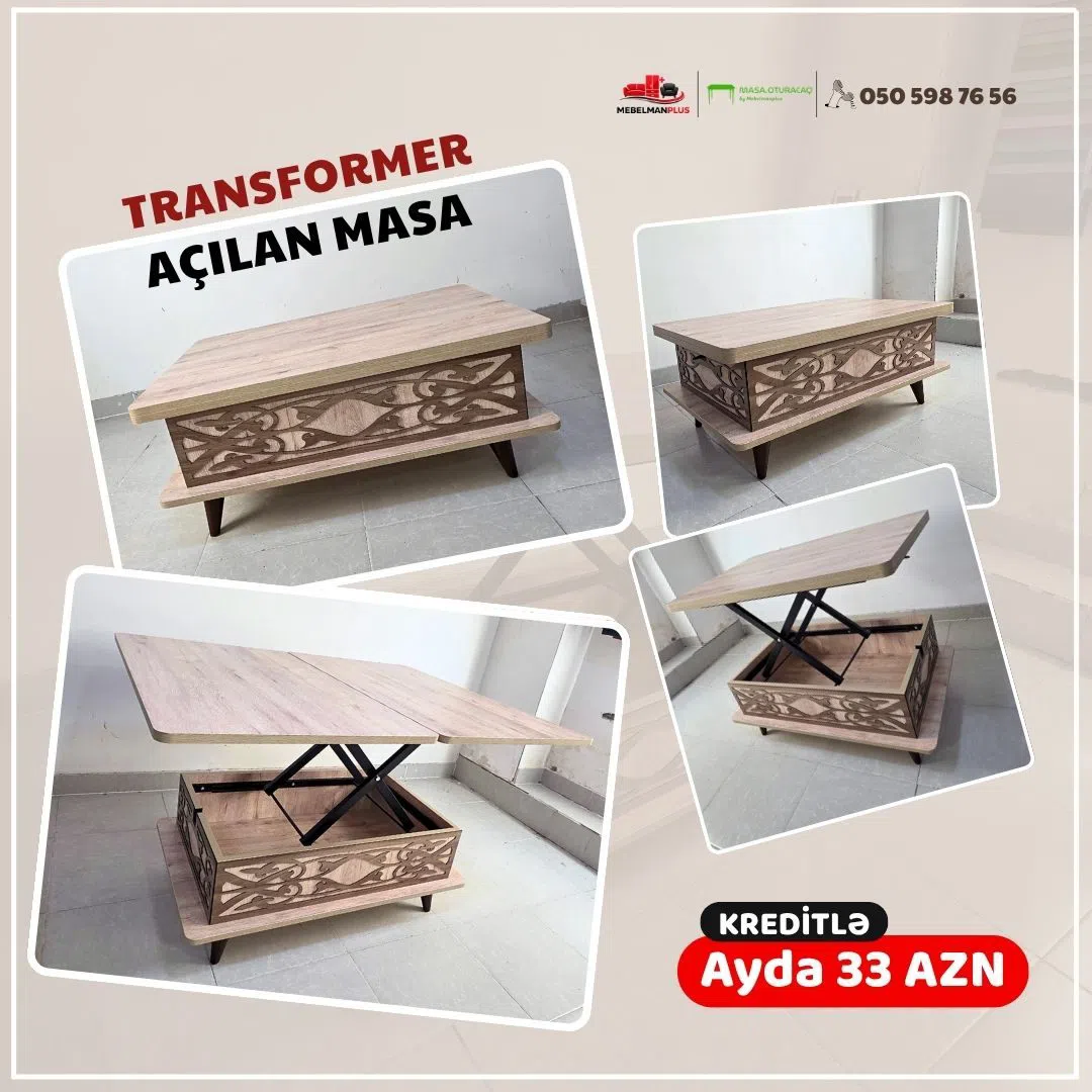 Jurnal masası Qızılı rəng, Transformer - Tenderyard