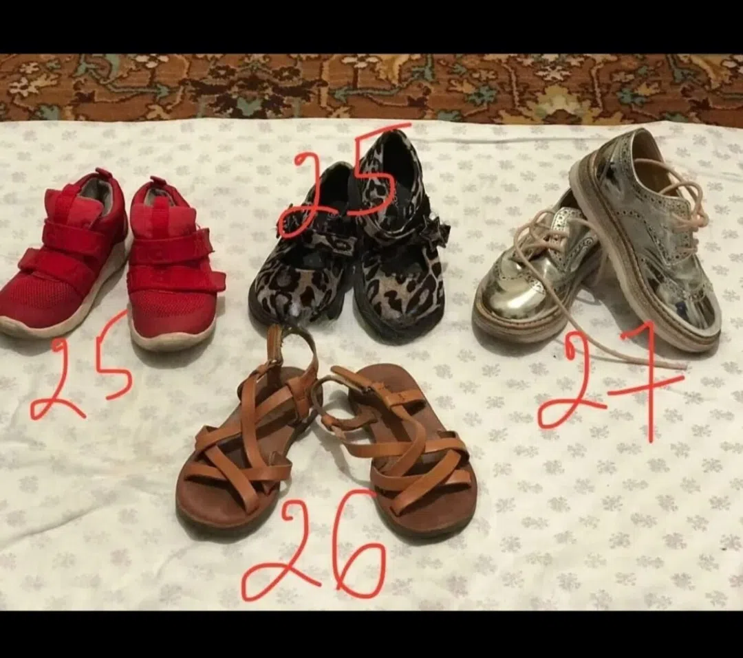Qız uşağı idman ayaqqabısı, 25, Qarışıq rəng - Tenderyard
