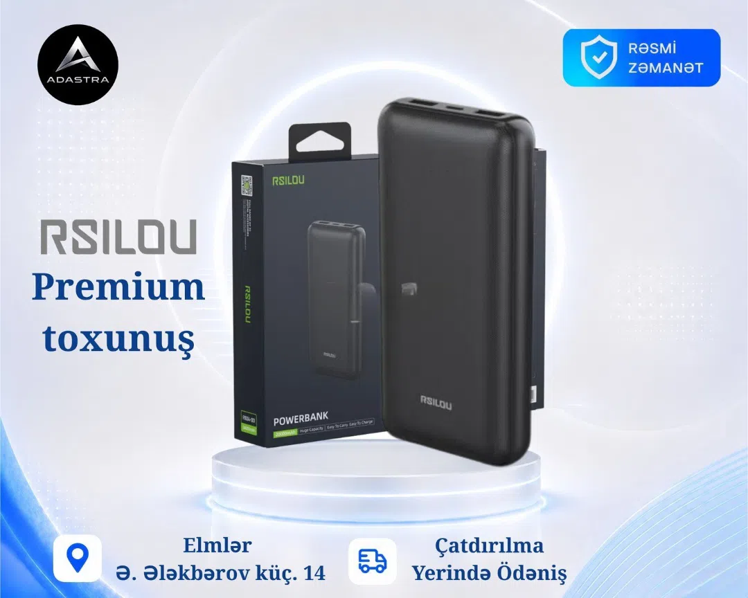 20,000 mAh powerbank, Qara rəng - Tenderyard