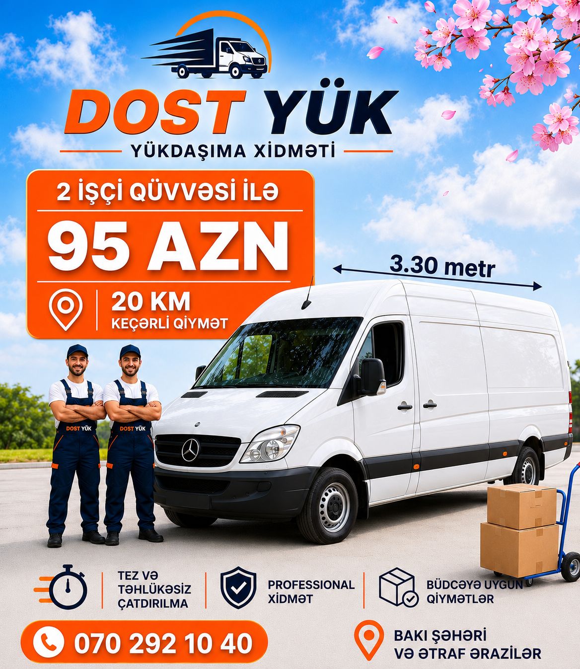 Dost Yükdaşıma Xidməti - 95 AZN - Tenderyard