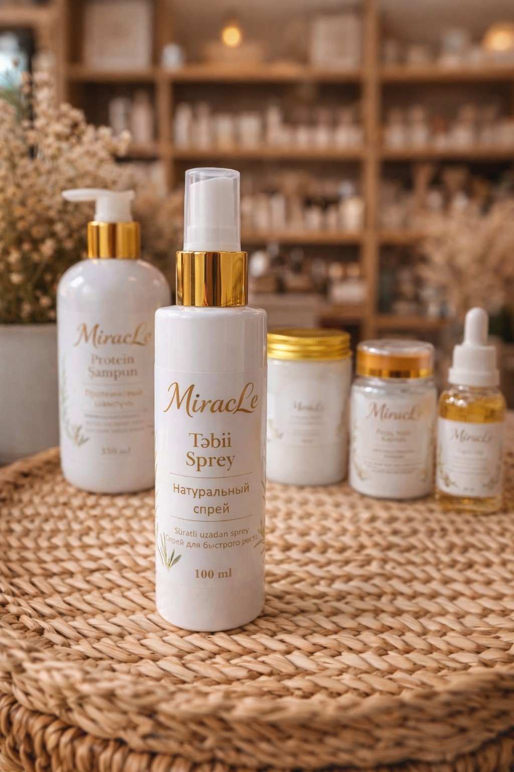 Miracle Saç Uzanmasını Sürətləndirən Təbii Sprey 100 ml - Tenderyard