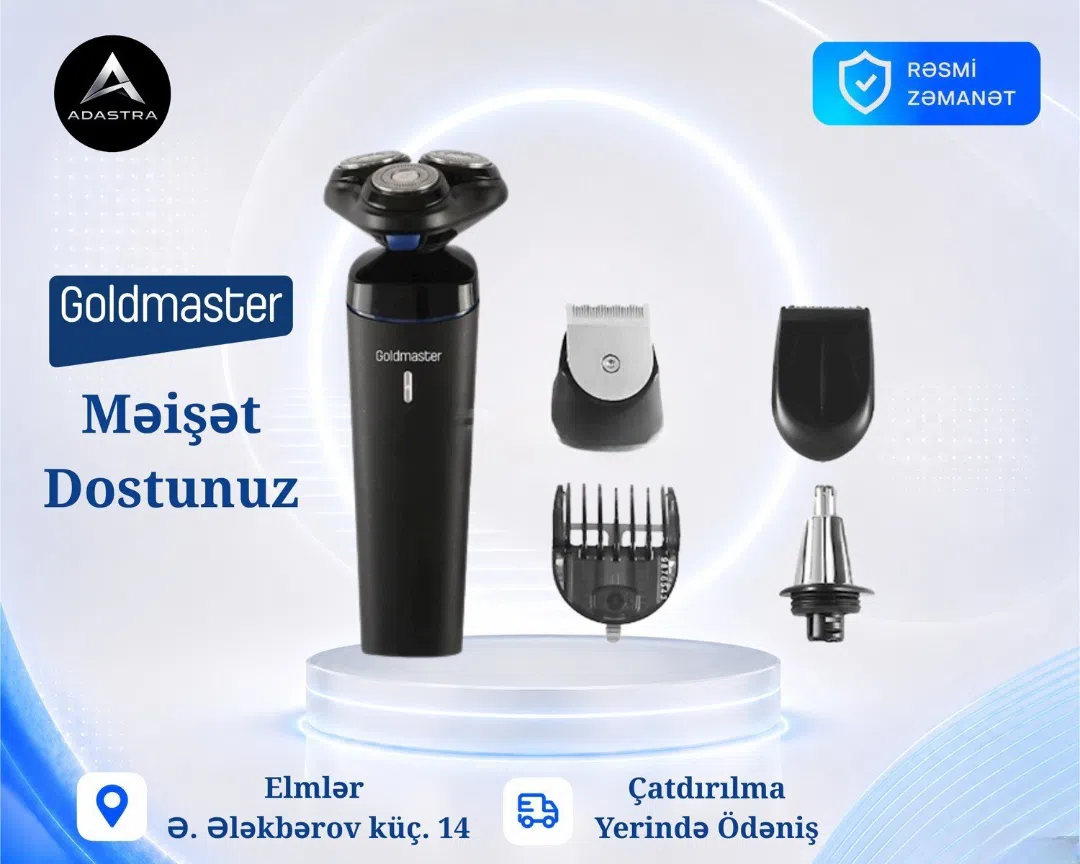 Goldmaster GM-8141 Zero 5-in-1 üzqırxan və trimmer - Tenderyard